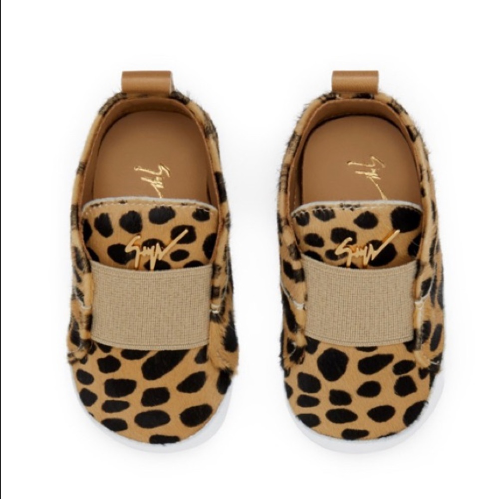 ⭐️giuseppe zanotti BNIB animal print baby sneakers - Picture 5 of 12